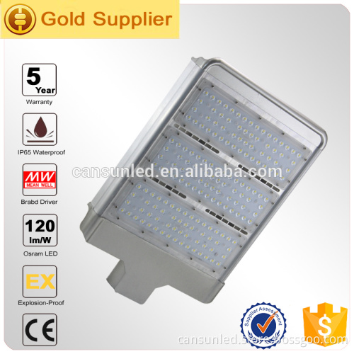 5 yerars warranty with meanwell driver 60W to 300W led street light